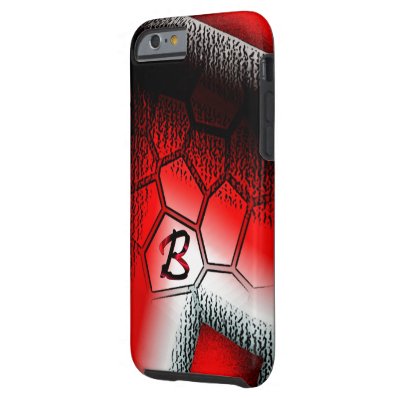 Monogram Red Style iPhone cover