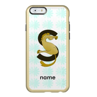 Monogram S Flexible Horse Personalised Incipio Feather® Shine iPhone 6 Case