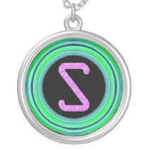 Monogram "S" necklaces