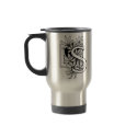 Monogram 'S' with Leaves - Travel Mug