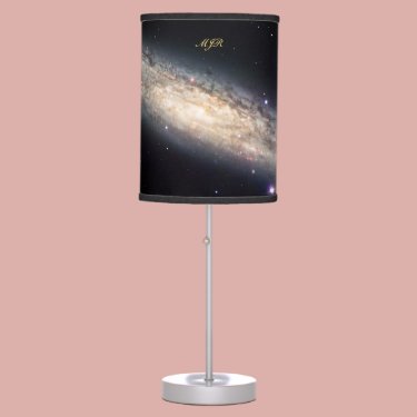 Monogram Spiral Galaxy outer space picture Lamps