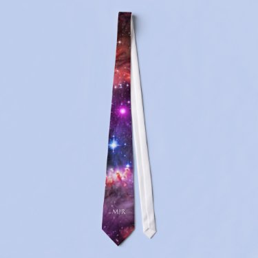 Monogram Starry Wingtip of Small Magellanic Cloud Tie