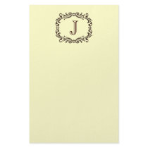 Monogram Stationary stationery