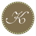 Monogram Sticker by simplysostylish Monogram Sticker