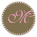 Monogram Sticker by simplysostylish Monogram Sticker