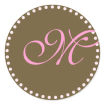 Monogram Sticker by simplysostylish Monogram Sticker