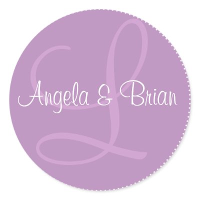 Monogram Sticker