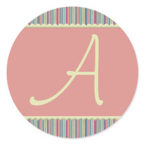 Monogram Sticker (customizable)