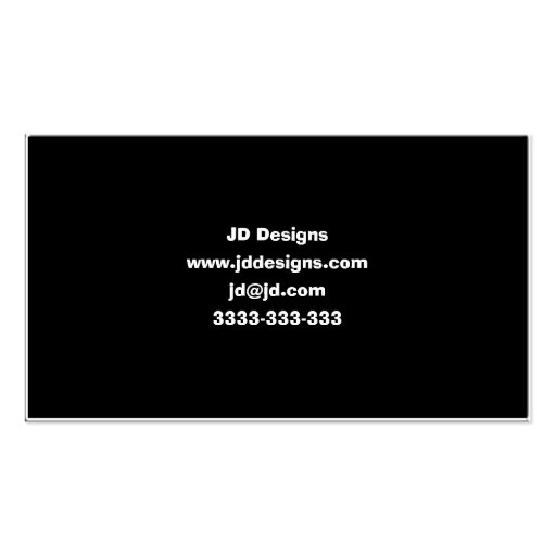 Monogram T business cards (back side)