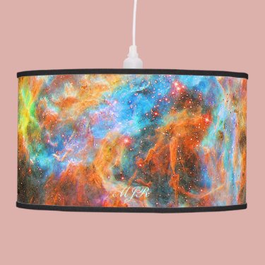 Monogram Tarantula Nebula deep space picture Lamps