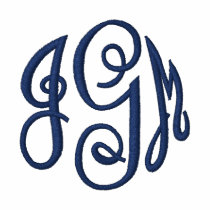 Monogram Tee embroidered shirts