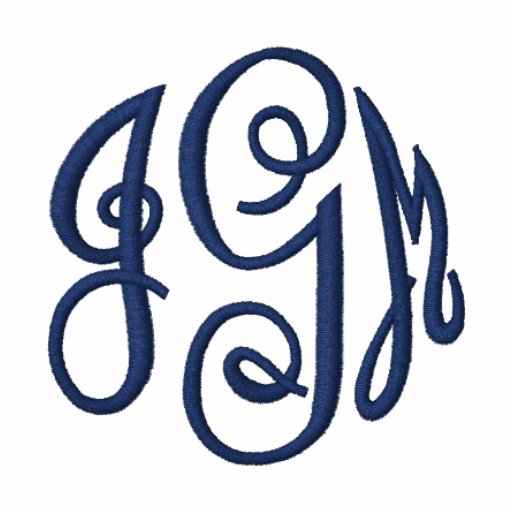 monogram tee shirts