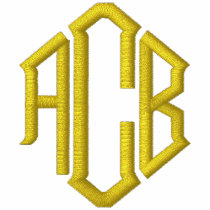 Monogram Three Initial Embroidered Jacket embroidered shirts by TeeShirtsTShirts Monogram Three Initial Embroidered Jacket embroidered shirts