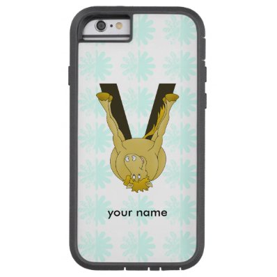 Monogram V Flexible Horse Personalised Tough Xtreme iPhone 6 Case