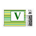 Monogram : V postage