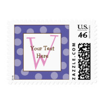 Monogram W | Polka Dots