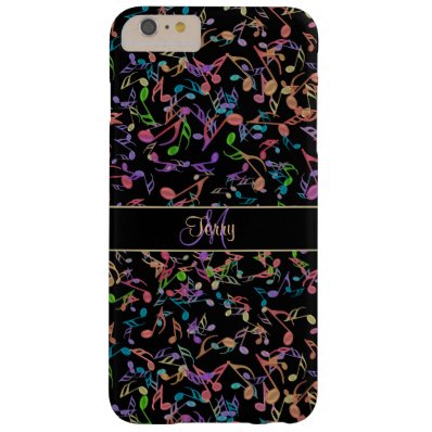 Monogram Warm Music Notes iPhone 6 Plus Case