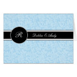 Monogram Wedding Cards cards