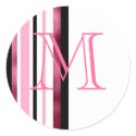 Monogram Wedding Envelope Seals stickers by TDSwhite_Wedding Monogram Wedding Envelope Seals stickers