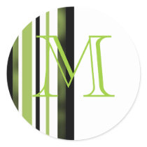 Monogram Wedding Envelope Seals stickers