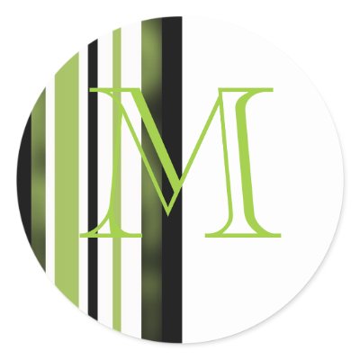Monogram Wedding Envelope Seals Sticker by TDSwhite_Wedding