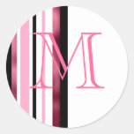 Monogram Wedding Envelope Seals Sticker
