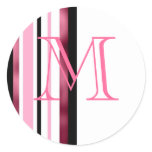 Monogram Wedding Envelope Seals Sticker