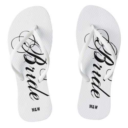 monogrammed flip flops personalized flip flops