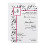 affordable custom Pink wedding invites by mgdezigns Pink wedding invites by mgdezigns