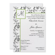 affordable custom Green wedding invites by mgdezigns Green wedding invites by mgdezigns