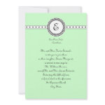 Monogram Wedding Invitation