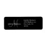 Monogram Wedding Invitation Return Address Labels Monogram Wedding Invitation Return Address Labels