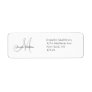 Monogram Wedding Invitation Simple Address Labels