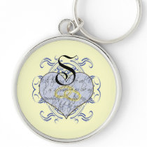Monogram Wedding Invitations & Gifts keychains by samack Monogram Wedding Invitations & Gifts keychains