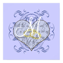 Monogram Wedding Invitations & Gifts posters by samack Monogram Wedding Invitations & Gifts posters