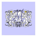 Monogram Wedding Invitations & Gifts posters by samack Monogram Wedding Invitations & Gifts posters