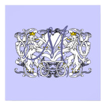 Monogram Wedding Invitations & Gifts posters by samack Monogram Wedding Invitations & Gifts posters