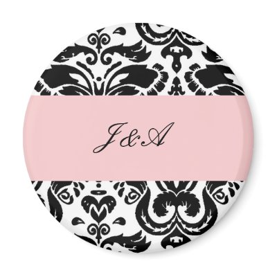 Monogram Wedding Magnet