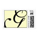 Monogram Wedding Postage | D6 postage