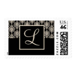 Monogram Wedding postage - letter L