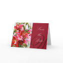 Monogram Wedding Save the Date Pink Lily Cards by michelleys Monogram Wedding Save the Date Pink Lily Cards