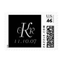 Monogram Wedding Stamp