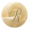 Monogram Wedding Stickers - letter R by PMCustomWeddings Monogram Wedding Stickers - letter R