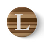 Monogram with a Colorful Striped Background - L buttons