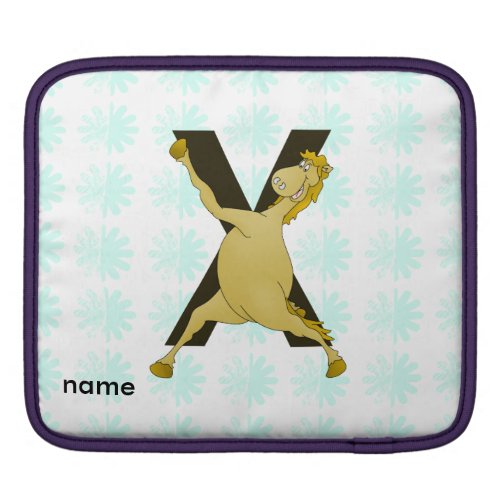Monogram X Agile Pony Customised iPad Sleeves