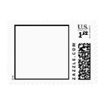 Monogram Z Wedding Black & White Postage Stamp
