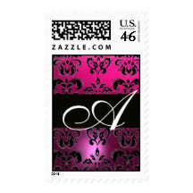 MONOGRAMA AMETHYST PÚRPURA FUCSIA ROSADO NEGRO DEL SELLOS