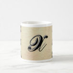 Monogramas elegantes simples - CricketDiane Tazas De Café