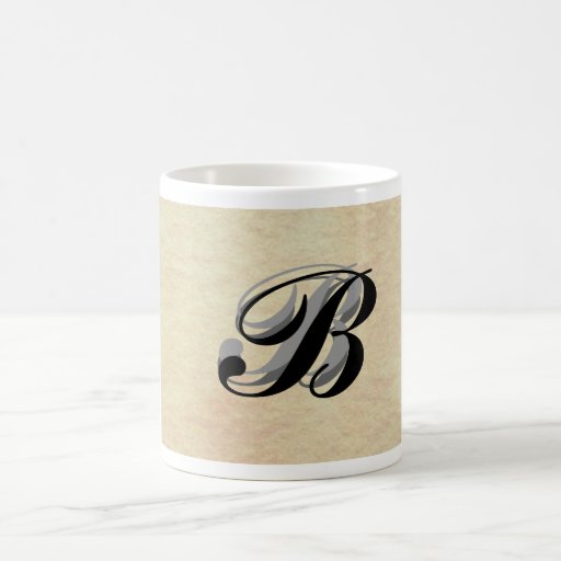 Monogramas elegantes simples - CricketDiane Taza