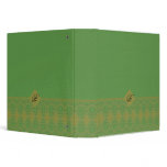 Monogramed Vinyl Binders